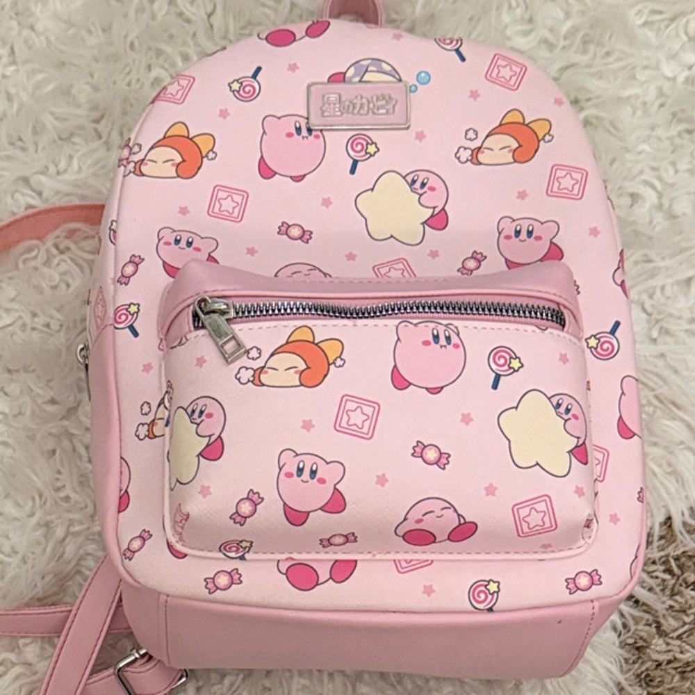 Bioworld Pink Kirby Mini Backpack